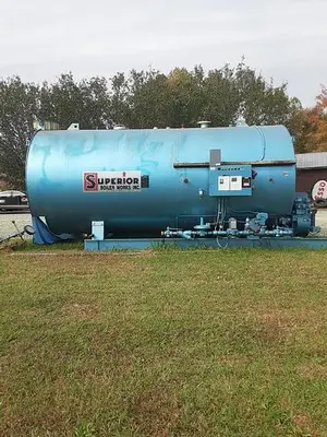 2001 Superior boiler 400 HP 150 PSI fire tube boiler steam boiler
