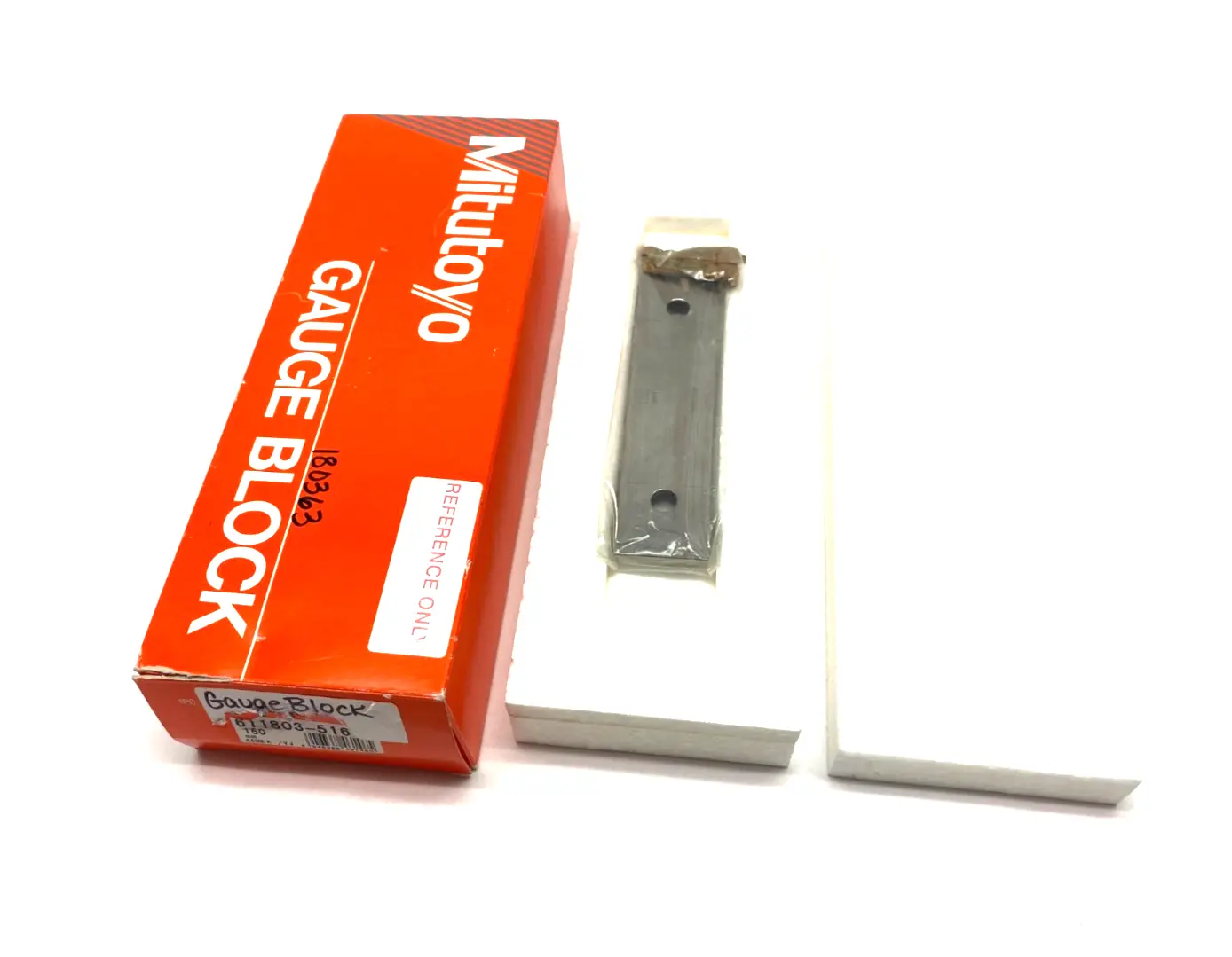 USED MITUTOYO RECTANGULAR GAGE BLOCK 150MM ASMEK/YJ