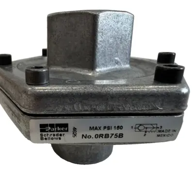 NEW PARKER 0RB75B QUICK EXHAUST VALVE
