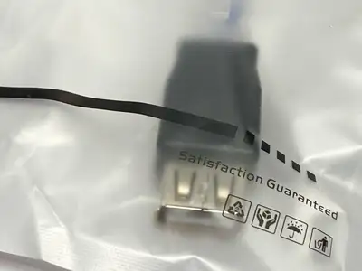 NEW INSTEN MALE USB TYPE A / MALE RJ45 ETHERNET CONNECTOR LOT OF 2