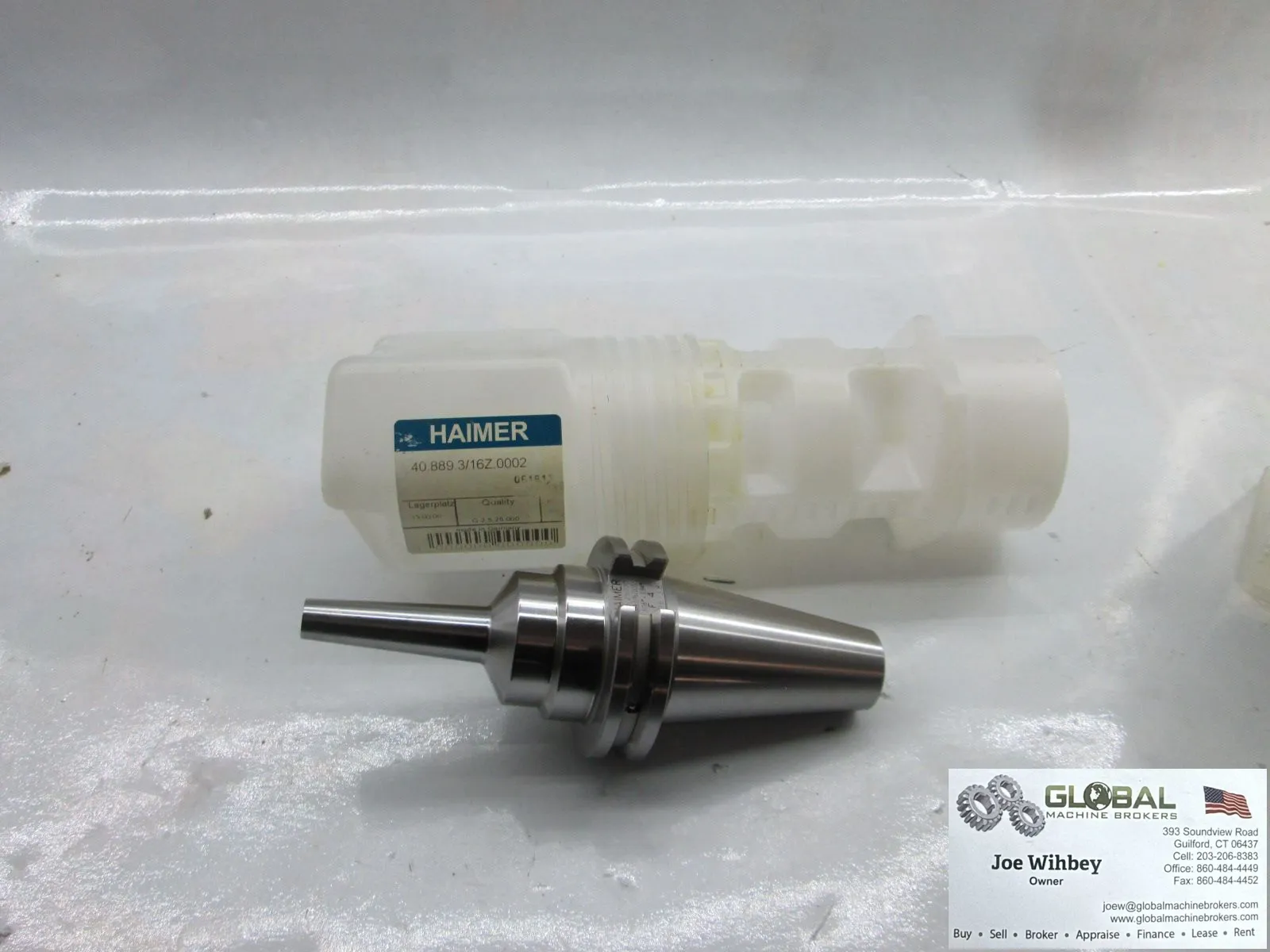 Haimer 40.889.3/16Z.0002 Shrink Fit Holder CAT40 Taper