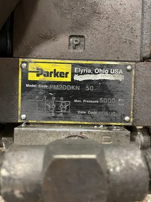 Parker D1VL1DN-72 Hydraulic Control Valve w/ FM2DDKN-50 500/5000PSI