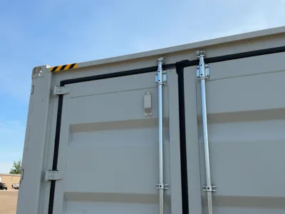 2026 40’L x 8’W x 9’ 6”T High Cube Shipping/Ground Container, swing doors on one end and four sets o...