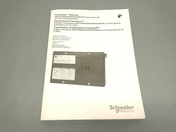 Used SCHNEIDER ELECTRIC POWERBUS BUSWAY PLUG-IN UNITS WITH 10–100 A CIRCUI Connector Accessories | Maverick Industrial Sales #1105554