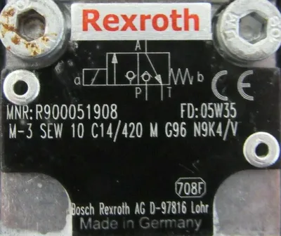 NEW REXROTH R900051908 SOLENOID VALVE M-3-SEW-10-C14/420-M-G96-N9K4/V