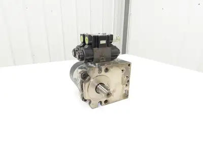Nippon Gerotor 25604835 Hydraulic Index Motor W Solenoid Control Valves 1" Shaft