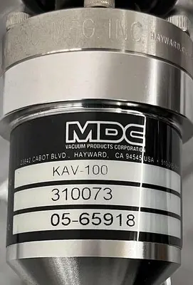 MDC KAV-100 PNEUMATIC VALVE