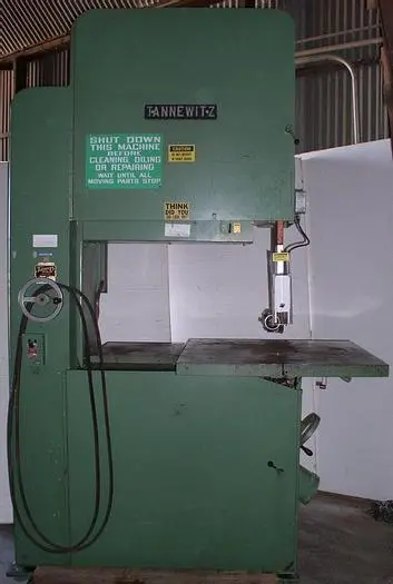 36" Tannewitz Model G1NE Vertical Band Saw; S/N 80129