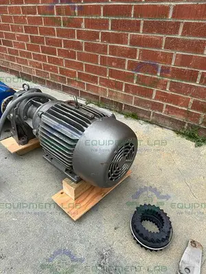 USED IDEX WRIGHT FLOW / VIKING S4S DURALOBE ROTARY LOBE PUMP  W/ 15 HP MOTOR