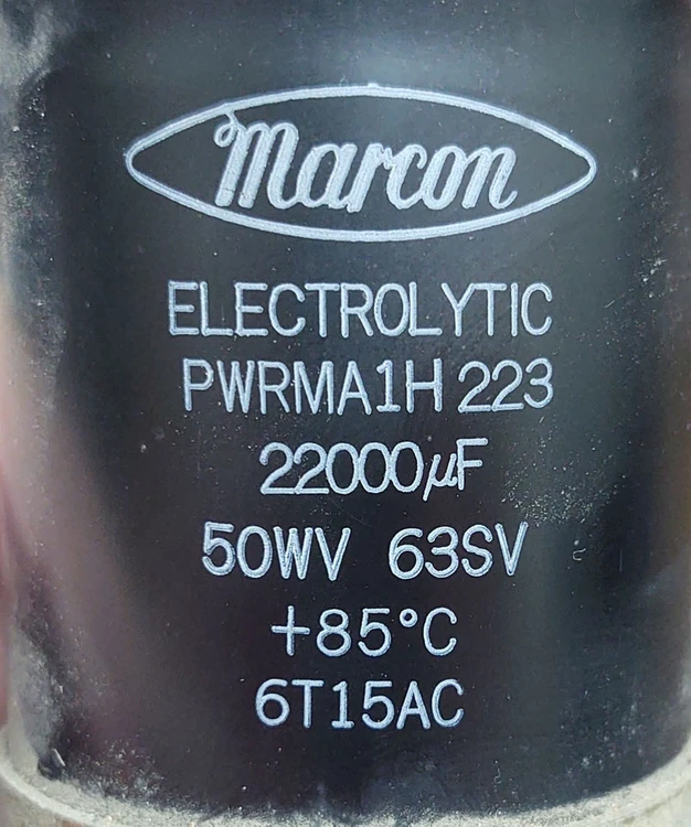 Used Marcon PWRMA1H223 Capacitors Kentucky US | Edwards Industrial Repair #975122