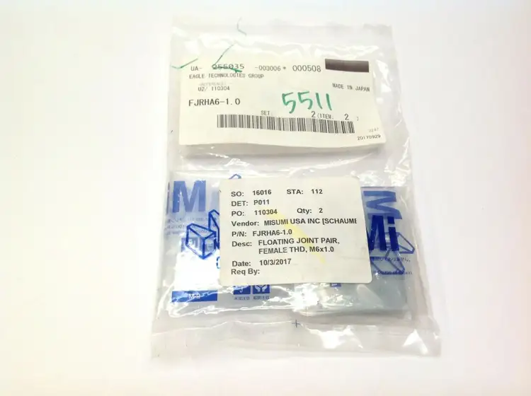 New | in-Stock Misumi Floating Joint Cylinder Connector / Holder Parts (Hydraulics and Pneumatics) Michigan US | Maverick Industrial Sales #1397865