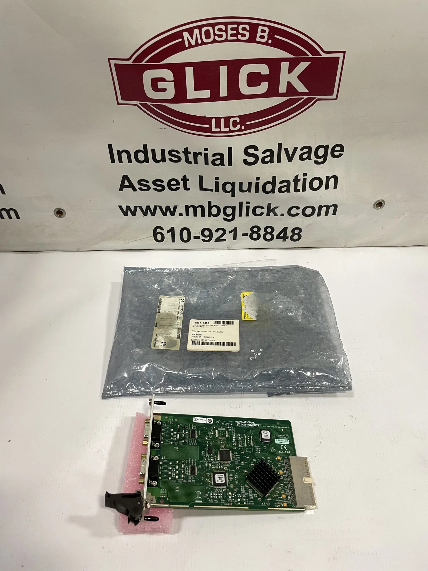 National Instruments 778982-01 RS232 Serial Interface Module PCB PXI-8430/2