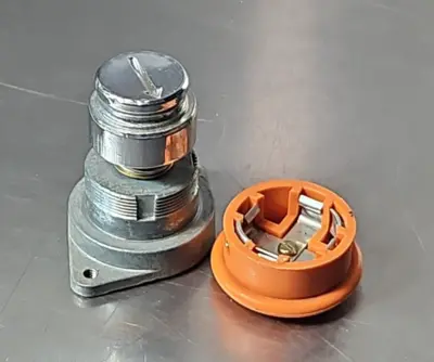 General Electric CR2940UK200AL orange push button. Loc4E20