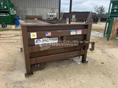 USED MARATHON TC-220T STATIONARY WITH RAMJECT 30 YARD CONTAINER