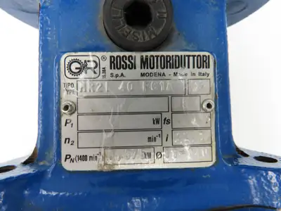 Rossi MR2I 40 FCIA 503 Double Recuction Worm Gearbox Hollow Shaft + Repair Kit