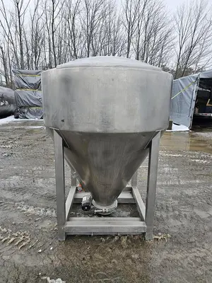 Used 440 Gallon Tank (Tote),  Stainless Steel