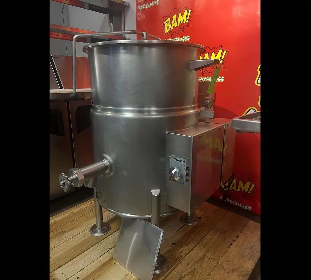 Cleveland KGL25 25 gal Steam Kettle - Stationary, 2/3 Jacket, Natural Gas