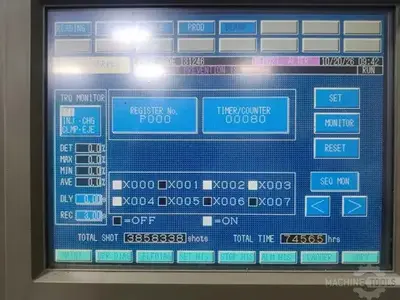 Used 2002 TOSHIBA EC180V21-8 Injection Molding Machines Arizona US | KD Machinery #1567525