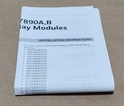 USED HONEYWELL RM7890B1014
