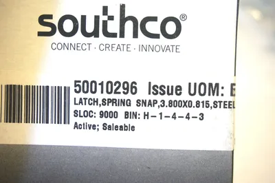 NEW SOUTHCO 3.800X0.815 SNAP SPRING LATCH