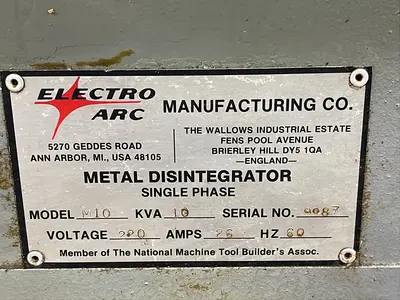USED ELECTRO ARC M10