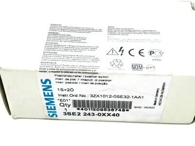 NEW SIEMENS 3SE2 243-0XX40 SAFETY INTERLOCK SWITCH 3SE22430XX40