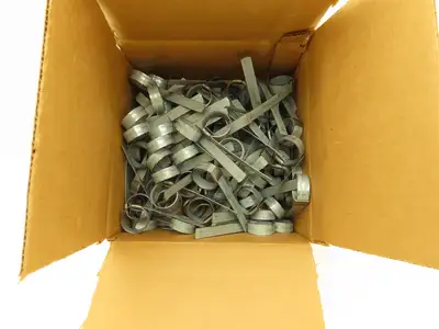 Band-It Idex J303 Galvanized Carbon Steel Clamps Box of 100 Clamps