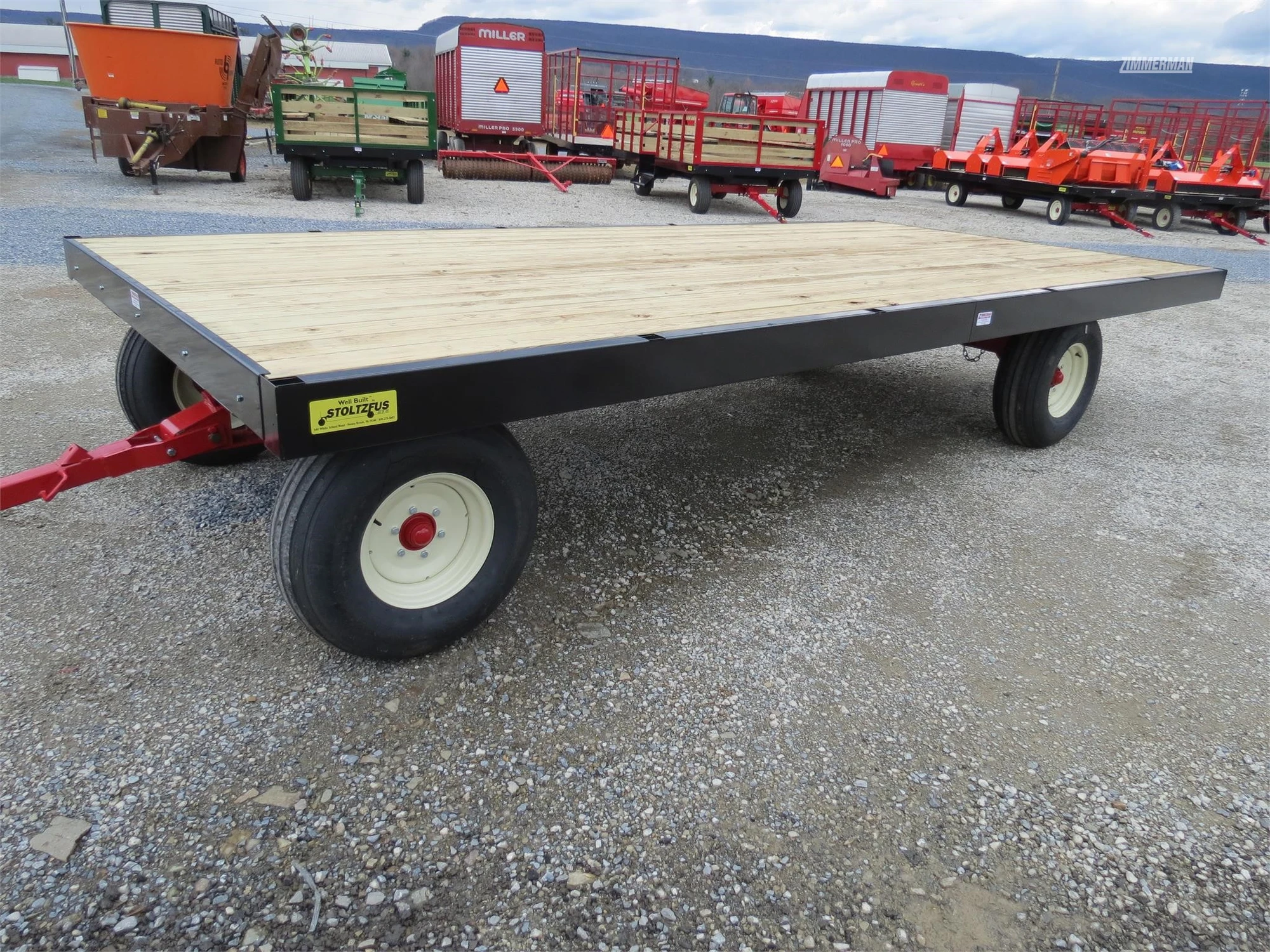 New | in-Stock 2026 STOLTZFUS 8.5X18 Agricultural Trailers Pennsylvania US | Zimmerman Farm Service #1410284