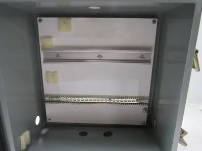 Cooper B-Line 12126-12CHC Continuous Hinge JIC Enclosure w/Back Plate 12x12x6