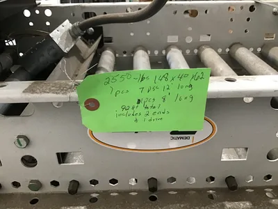 Dematic 130138-1021/0013 PN: G0162EFBBA98 Gravity Roller Conveyor