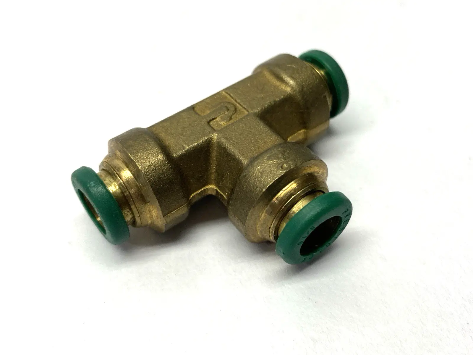 USED PARKER PRESTOLOK BRASS UNION TEE PUSH TO CONNECT 5/16"