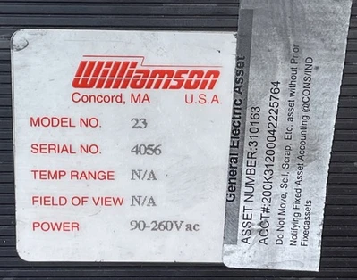 Used Williamson Model 23 Temperature Monitoring | J&J Industrial Supply #542511