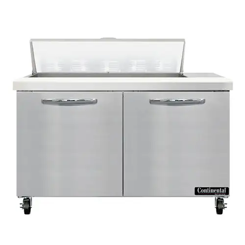 Continental SW48N10 48" Sandwich/salad Prep Table W/ Refrigerated Base, 115v