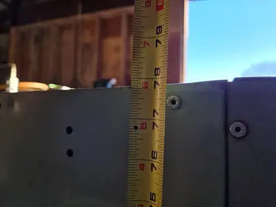Metal Locker Unit with Multiple Lockers 78" Total height