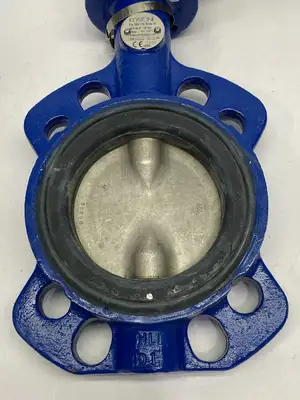 USED KEYSTONE SEATED BUTTERFLY VALVE DN100 DI BODY