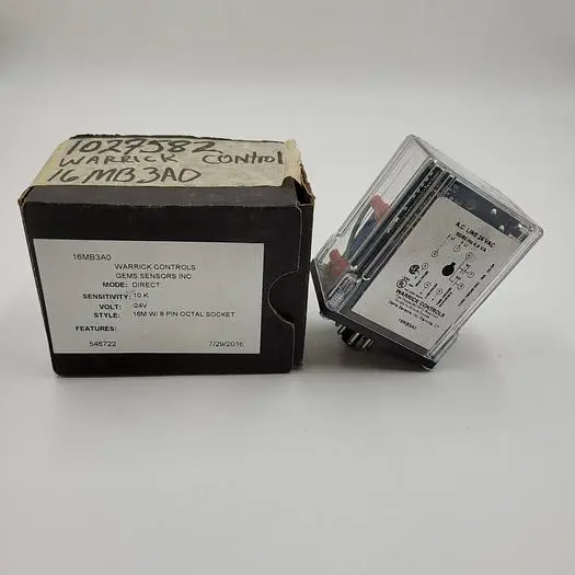 New | in-Stock WARRICK WARRICK (GEMS SENSORS) 16B1A0 LEVEL CONTROLLER NEW IN BOX Industrial Controls | ND Industrial Surplus #1221658