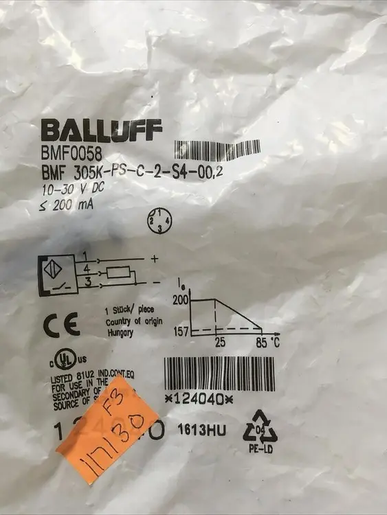 New | in-Stock BALLUFF BMF 305K-PS-C-2-S4-00,2 Sensors | Surplus Asset Holdings #1206580