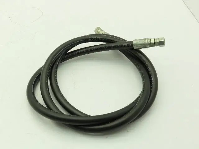 Parker 431-4 No-Skive Hydraulic Hose 1/4" x 6' Female Swivel Ends 5000 PSI