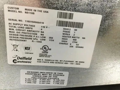 167-0249 Delfield N8118B Self Contained Drop In Pan Cooler