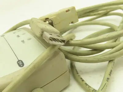 Allen Bradley 1784-U2DHP/A USB-to-Data Highway DH+ 8-Pin DSUB Cable FW.REV 1.007