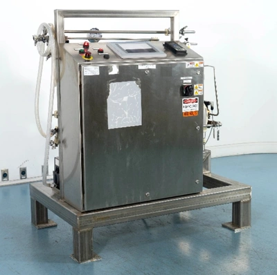 Westfalia SC 4-06-076 hydro-hermetic clarifier skid, 316L SS.
