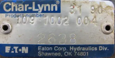 NEW CHAR-LYNN 109-1002-004 HYDRAULIC MOTOR 1091002004
