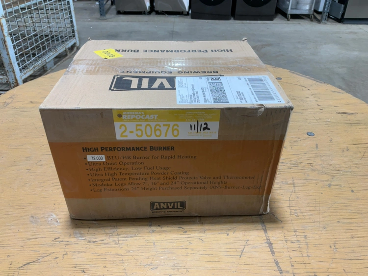 Used ANVIL BREWING EQUIPMENT 72,000 BTU HIGH PERFORMANCE BURNER Brewing Equipment Michigan US | Miedema Asset Management Group #1761499