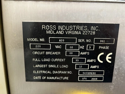 USED 2004 ROSS A-20