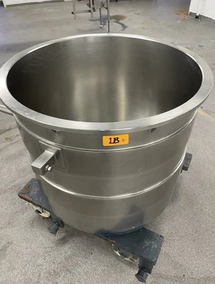 500 liter Jaygo Double Planetary Mixer, stainless steel, variable speed, vacuum rated