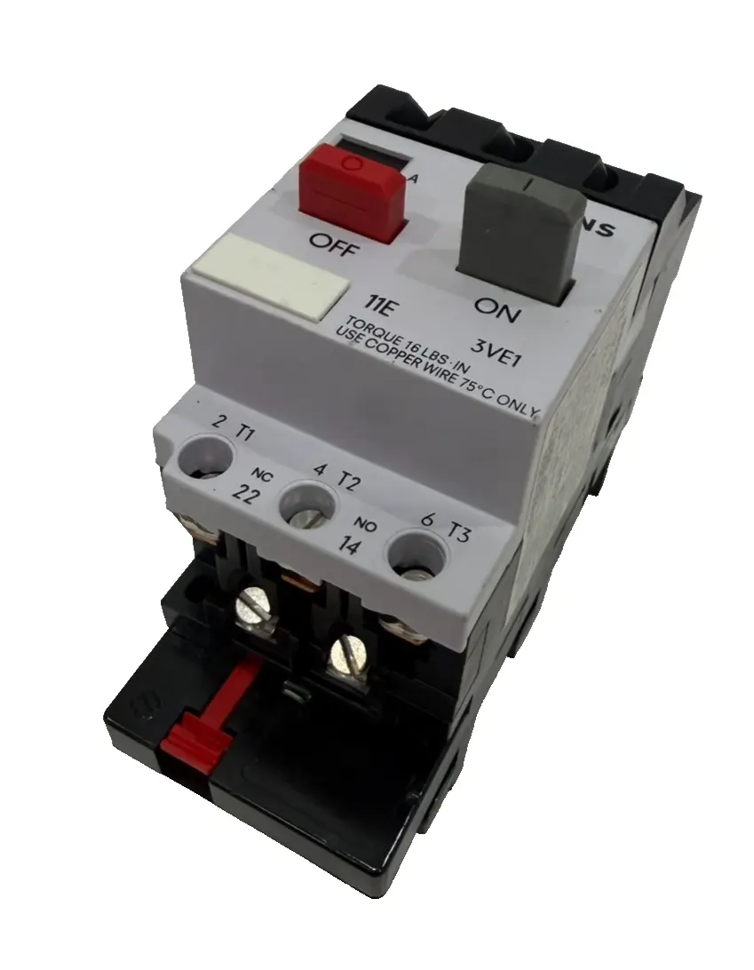 NEW SIEMENS 3VE1010-2F MOTOR PROTECTOR 3VE10102F