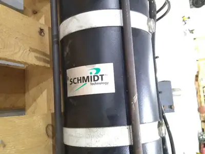 Used SCHMIDT TECHNOLOGY HYDRO PNEUMATIC PRESS CYLINDER 7K LBS/IN 28/85 PSI Automation Control (HMI) | Maverick Industrial Sales #1107380