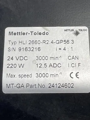 Used METLAR TOLEDO METLAR TOLEDO HLI 2660-R2.4-GP56.3 Scales | ND Industrial Surplus #1216007