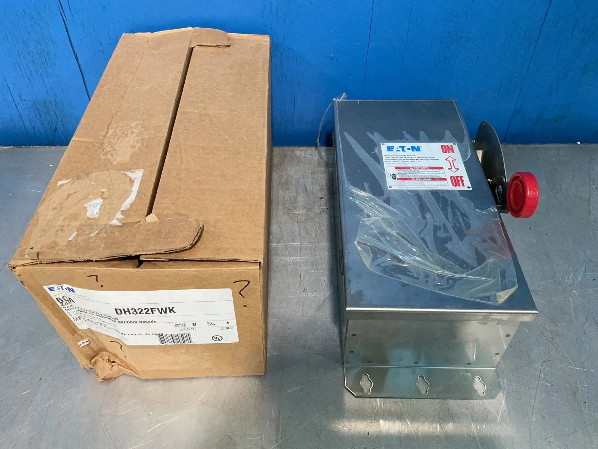 New | in-Stock EATON DH322FWK Switchgears Ohio US | HGR 24 #1278548