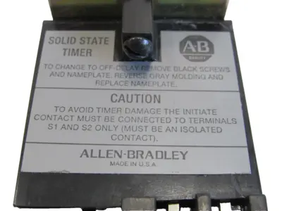 ALLEN BRADLEY 852S-NSC TIMING RELAY SER. G 852SNSC NEW, SURPLUS